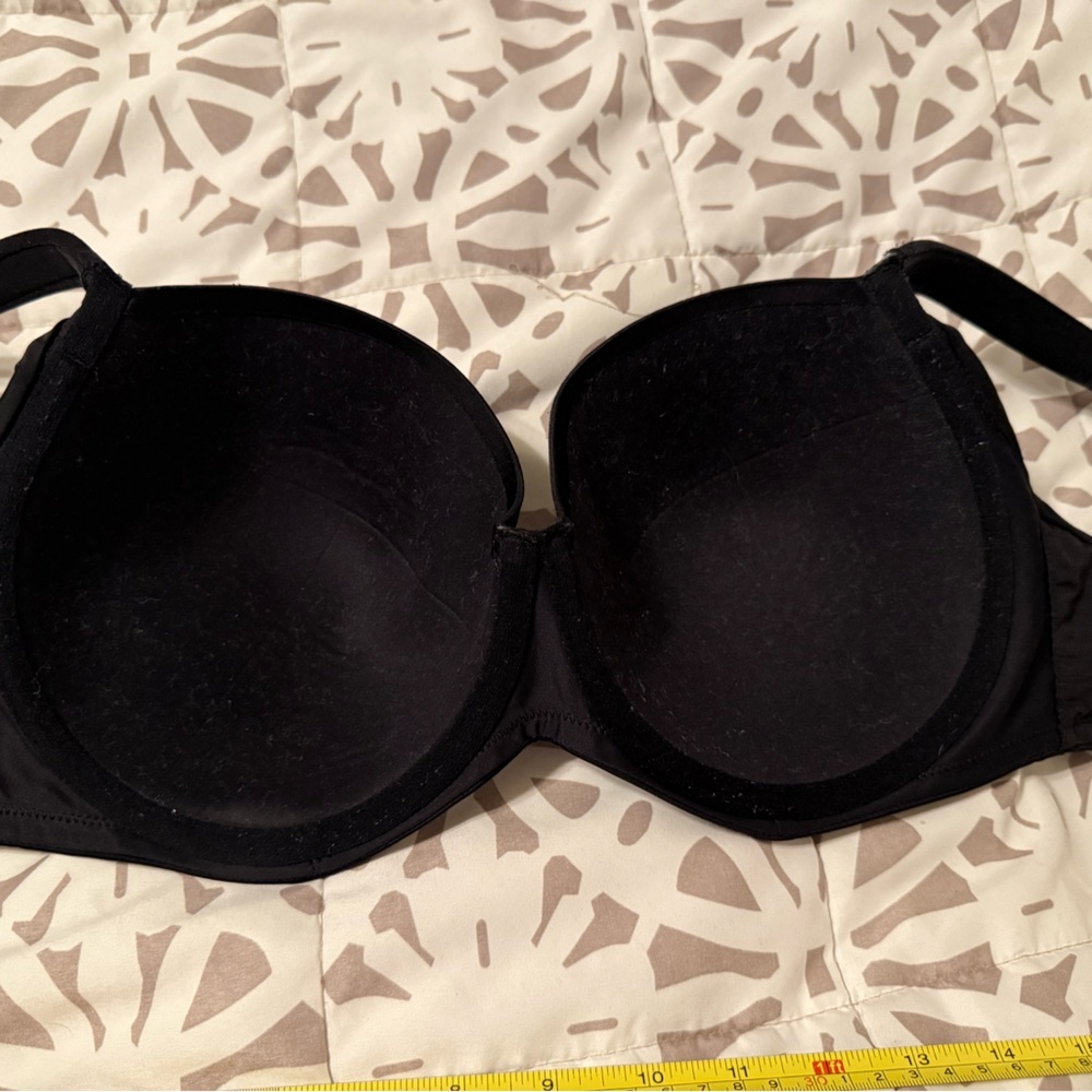 Soma Stunning Support Smooth full coverage underwire bra 36DD black GUC - Picture 3 of 4